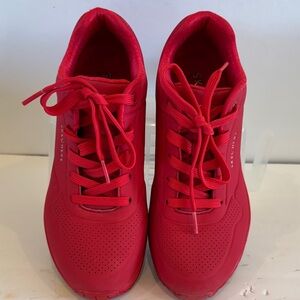 Skechers Women's Vibrant Red Sneakers
